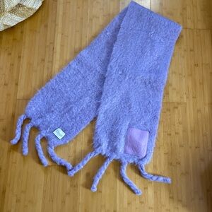 Loewe large lilac winter Scarf